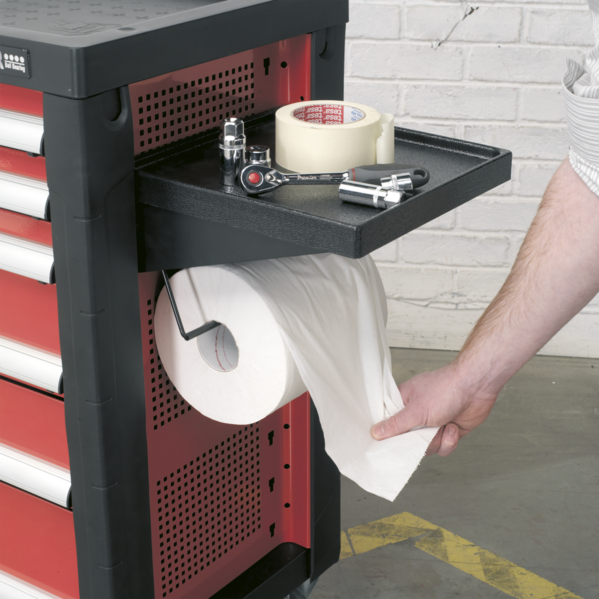 Premier™ Side Shelf & Roll Holder for AP24 Series Tool Chests