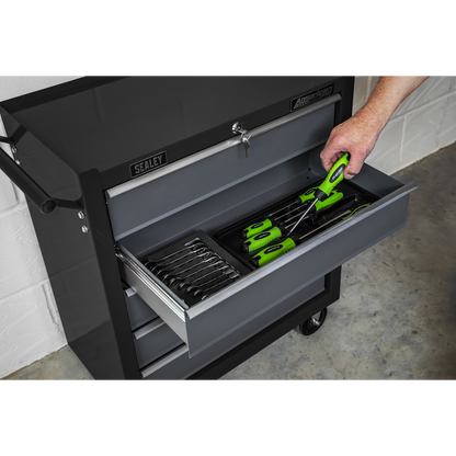 American PRO® Rollcab 5 Drawer - Black/Grey