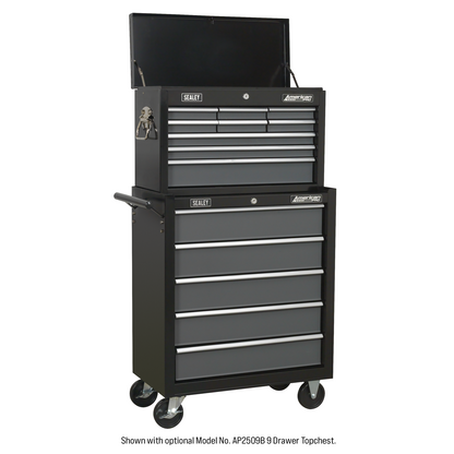 American PRO® Rollcab 5 Drawer - Black/Grey