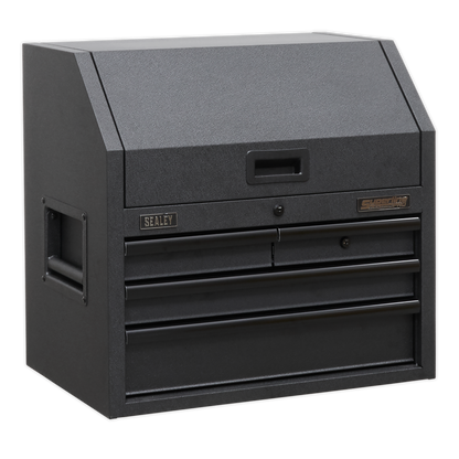 Superline PRO® Black Edition Topchest with 4 Soft Close Drawers & Power Strip 660mm