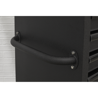 Superline PRO® Black Edition Tower Cabinet with 9 Soft Close Drawers & Power Strip 690mm