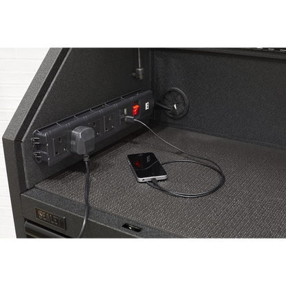 Superline PRO® Black Edition Tool Chest Combination with 9 Soft Close Drawers & Power Strip