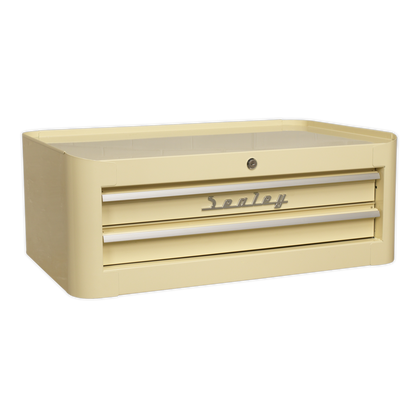 Premier™ Retro Style Mid-Box Tool Chest 2 Drawer