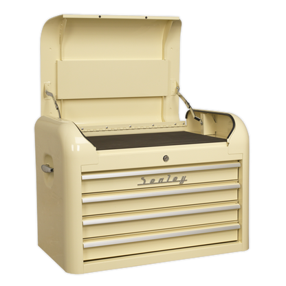 Premier™ Retro Style Topchest, Mid-Box Tool Chest & Rollcab Combination 10 Drawer