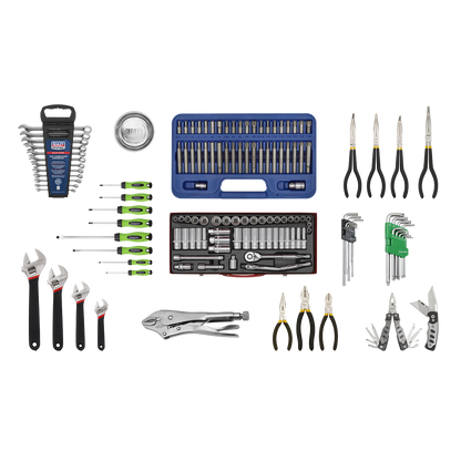 Superline PRO® Topchest 10 Drawer with 140pc Tool Kit - Black