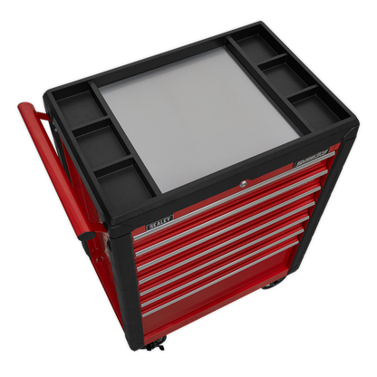 Superline PRO® Rollcab 7 Drawer - Red