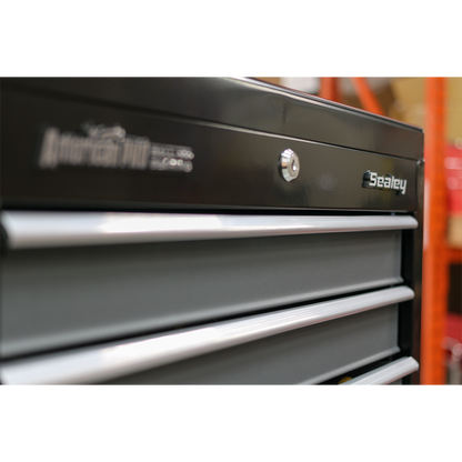 American PRO® Tool Chest Combination 16 Drawer - Black/Grey