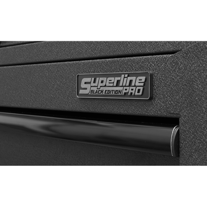 Superline PRO® Black Edition Rollcab with 6 Soft Close Drawers 915mm