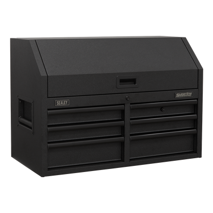 Superline PRO® Black Edition Topchest with 6 Soft Close Drawers & Power Strip 910mm