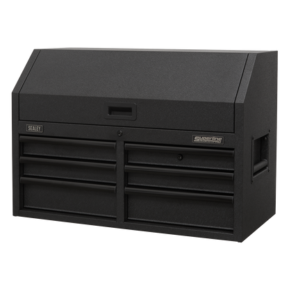 Superline PRO® Black Edition Topchest with 6 Soft Close Drawers & Power Strip 910mm