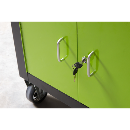 Premier™ Mobile Workstation with 7 Drawers & Cupboard 920mm