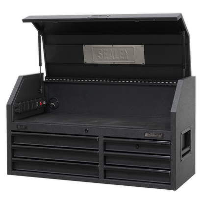 Superline PRO® Black Edition Topchest with 6 Soft Close Drawers & Power Strip 1030mm