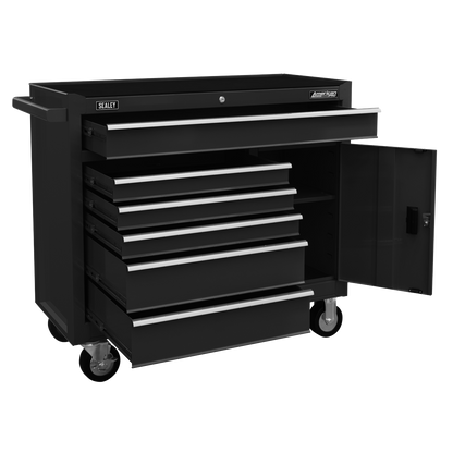American PRO® Rollcab 6 Drawer - Black