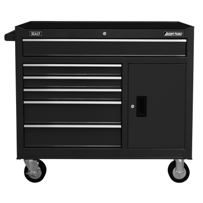 American PRO® Rollcab 6 Drawer - Black