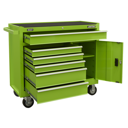 American PRO® Rollcab 6 Drawer - Green