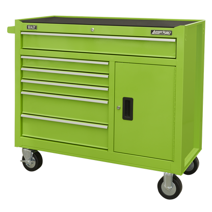 American PRO® Rollcab 6 Drawer - Green