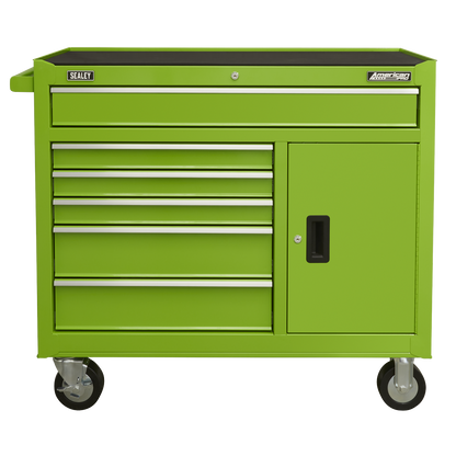 American PRO® Rollcab 6 Drawer - Green