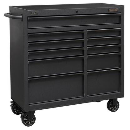 Superline PRO® Black Edition Rollcab with 11 Soft Close Drawers 1040mm