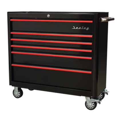 Premier™ Retro Style Wide Rollcab 6 Drawer