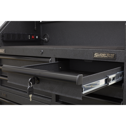 Superline PRO® Tool Chest Combination with 17 Soft Close Drawers & Power Strip