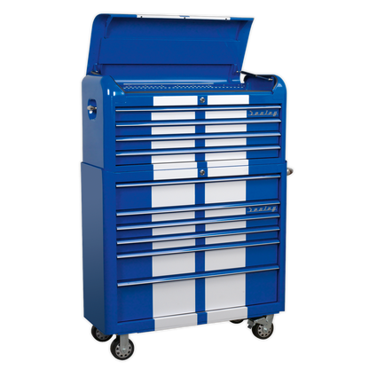 Premier™ Retro Style Wide Topchest & Rollcab Combination 10 Drawer