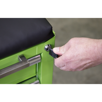 Superline PRO® Rollcab 3 Drawer with Utility Seat