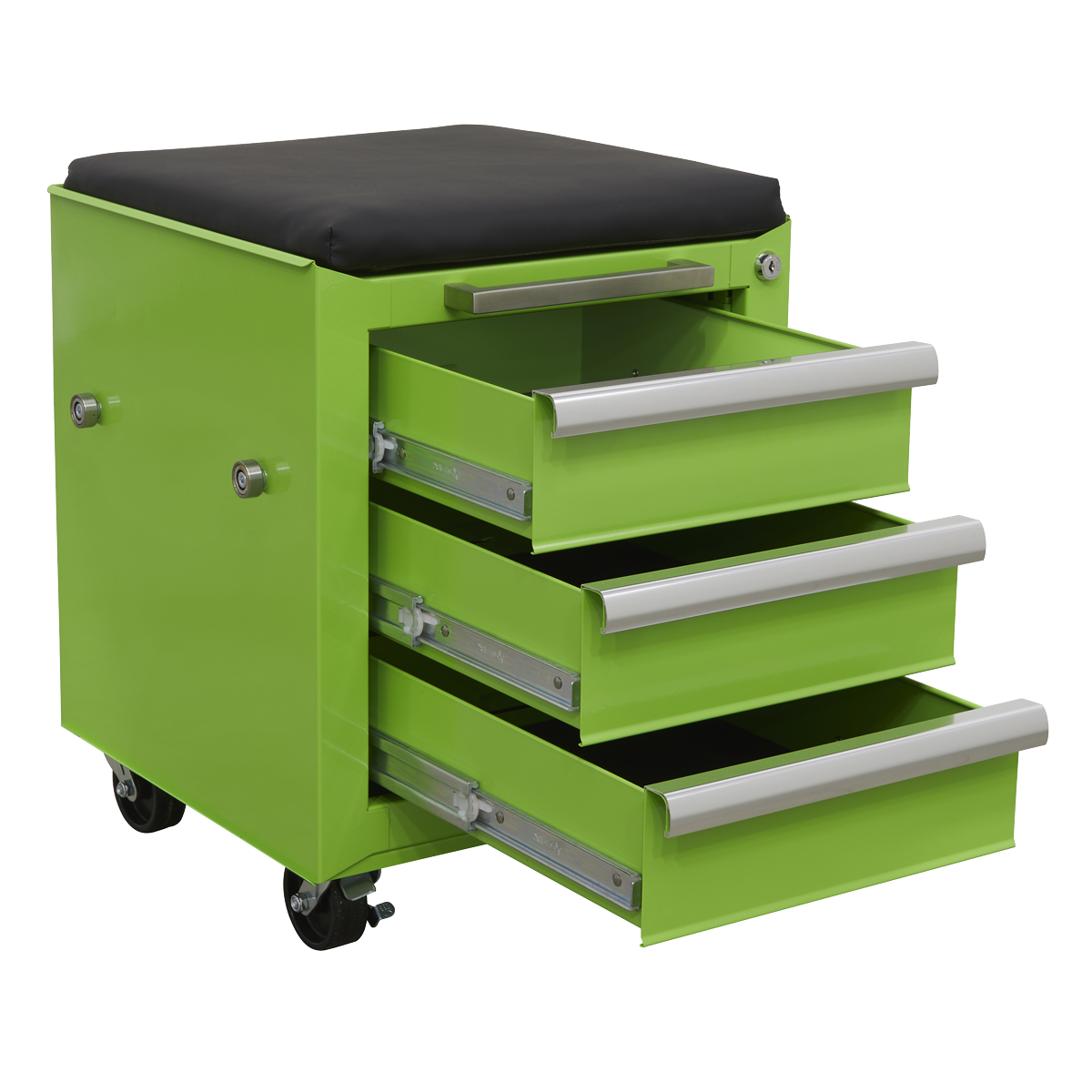 Superline PRO® Rollcab 3 Drawer with Utility Seat