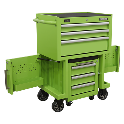 Superline PRO® Rollcab 3 Drawer with Utility Seat