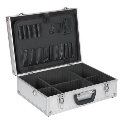 Aluminium Tool Case with Square Edges