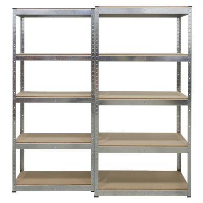 Racking Unit with 5 Shelves 150kg Capacity Per Level