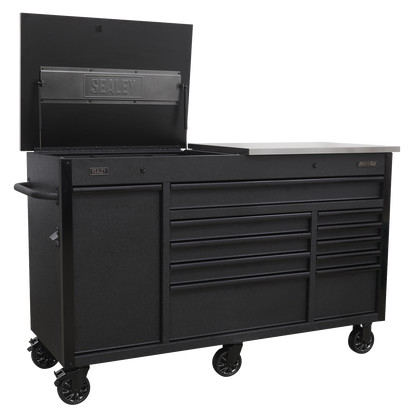 Superline PRO® Mobile Tool Cabinet with Power Tool Charging Drawer 1600mm