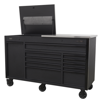 Superline PRO® Mobile Tool Cabinet with Power Tool Charging Drawer 1600mm