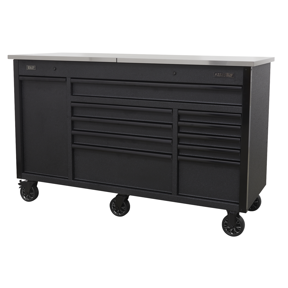 Superline PRO® Mobile Tool Cabinet with Power Tool Charging Drawer 1600mm