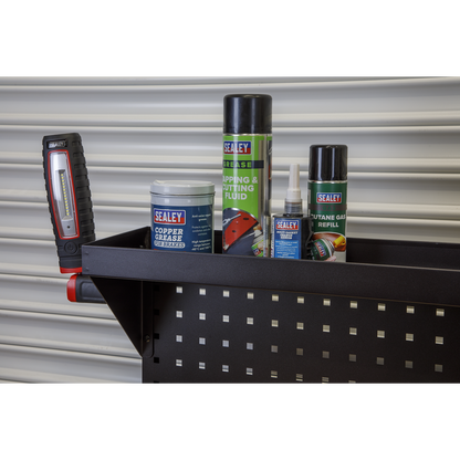 Superline PRO® Mobile Workstation with Backboard 10 Drawer