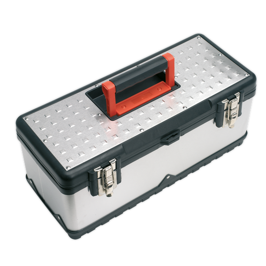 Stainless Steel Toolbox with Tote Tray 660mm