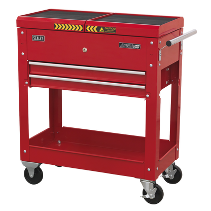 American PRO® Mobile Tool & Parts Trolley - Red