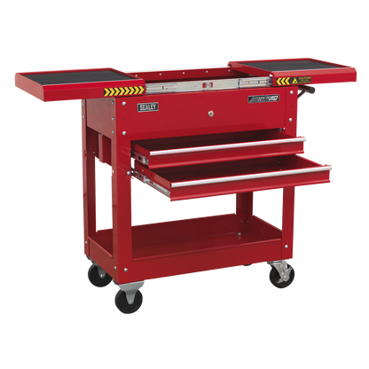 American PRO® Mobile Tool & Parts Trolley - Red