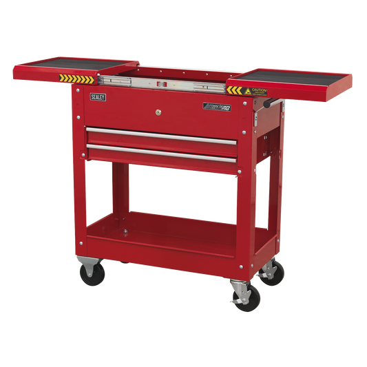 American PRO® Mobile Tool & Parts Trolley - Red