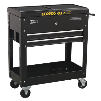 American PRO® Mobile Tool & Parts Trolley - Black