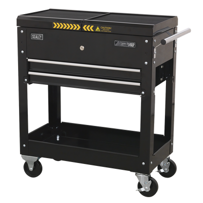 American PRO® Mobile Tool & Parts Trolley - Black