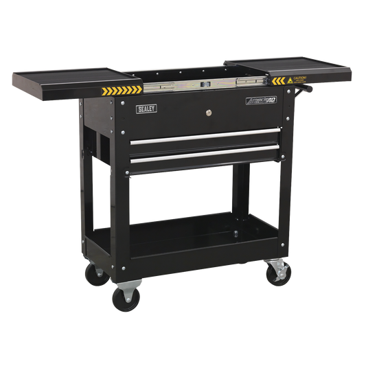 American PRO® Mobile Tool & Parts Trolley - Black