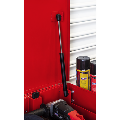Superline PRO® Heavy-Duty Mobile Tool & Parts Trolley with 5 Drawers & Lockable Top