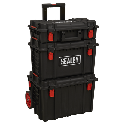 Heavy-Duty Mobile Storage System Set 3pc