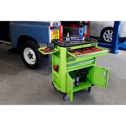 Superline PRO® Tool Trolley with 4 Drawers & 2 Door Cupboard