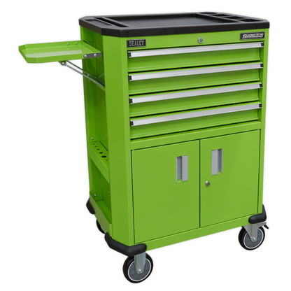 Superline PRO® Tool Trolley with 4 Drawers & 2 Door Cupboard