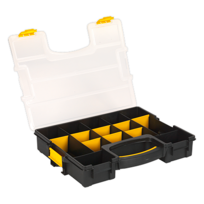Stackable Parts Storage Case with Removable Compartments