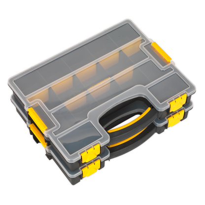 Stackable Parts Storage Case with Removable Compartments