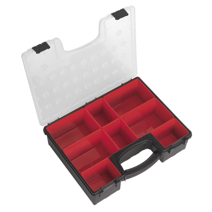 Parts Storage Case with 8 Removable Compartments