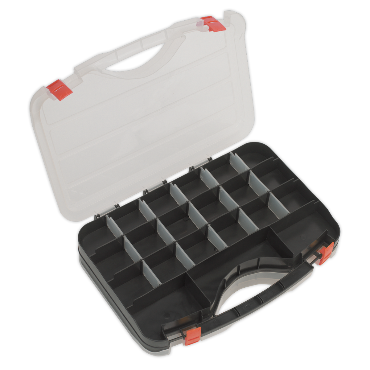 Double-Sided Parts Storage Case 42 Compartment