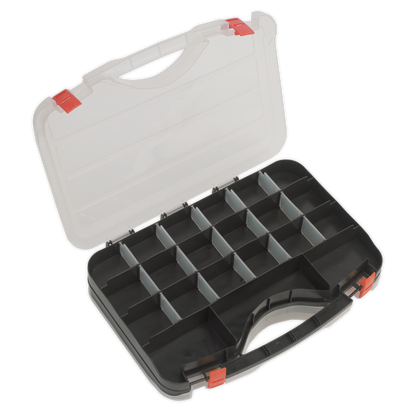 Double-Sided Parts Storage Case 42 Compartment